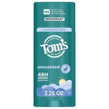 Toms of Maine Aluminum Free Natural Deodorant 3.25 oz Unscented