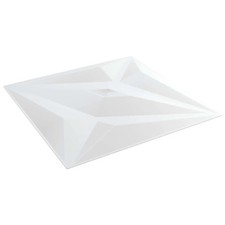 Wall Panels Star 24 pcs White Star 50 x 50 cm XPS Foam vidaXL