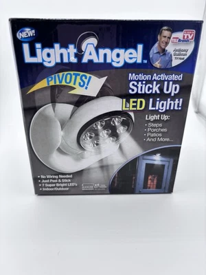 TELEBRANDS Light Angel Motion Activated Stick Up LED Light- Indoor/Outdoor No Wiring Needed