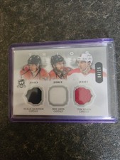 2013-14 The Cup Trios Jersey 04/25 Backstrom Green Wilson Card# C3-CAPS