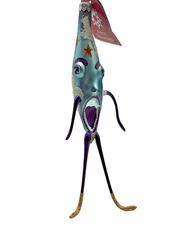 Slavic Treasures “Moon Man” Blown Glass Ornament – 2001 – LE 150 Blue Face NEW