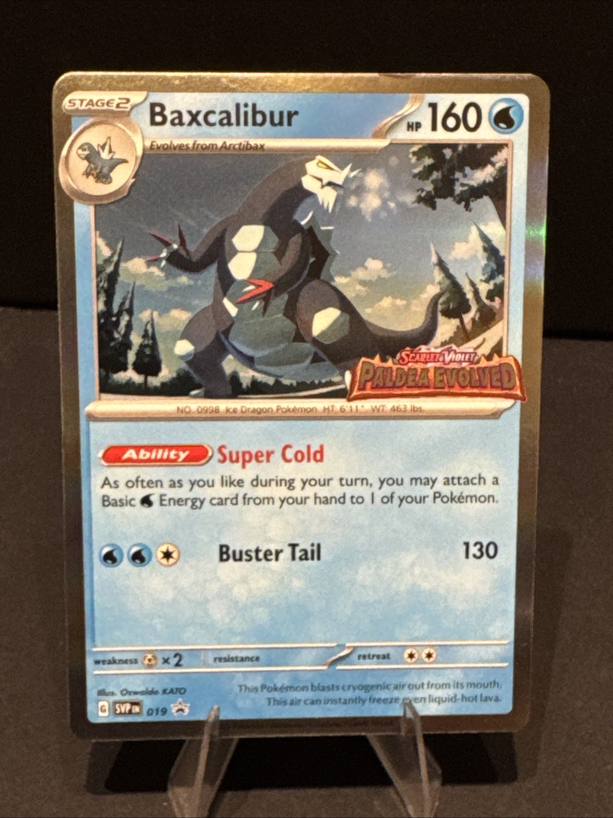 Baxcalibur - 019 (Prerelease) 019 Sv: Scarlet & Violet Promo Cards Holo