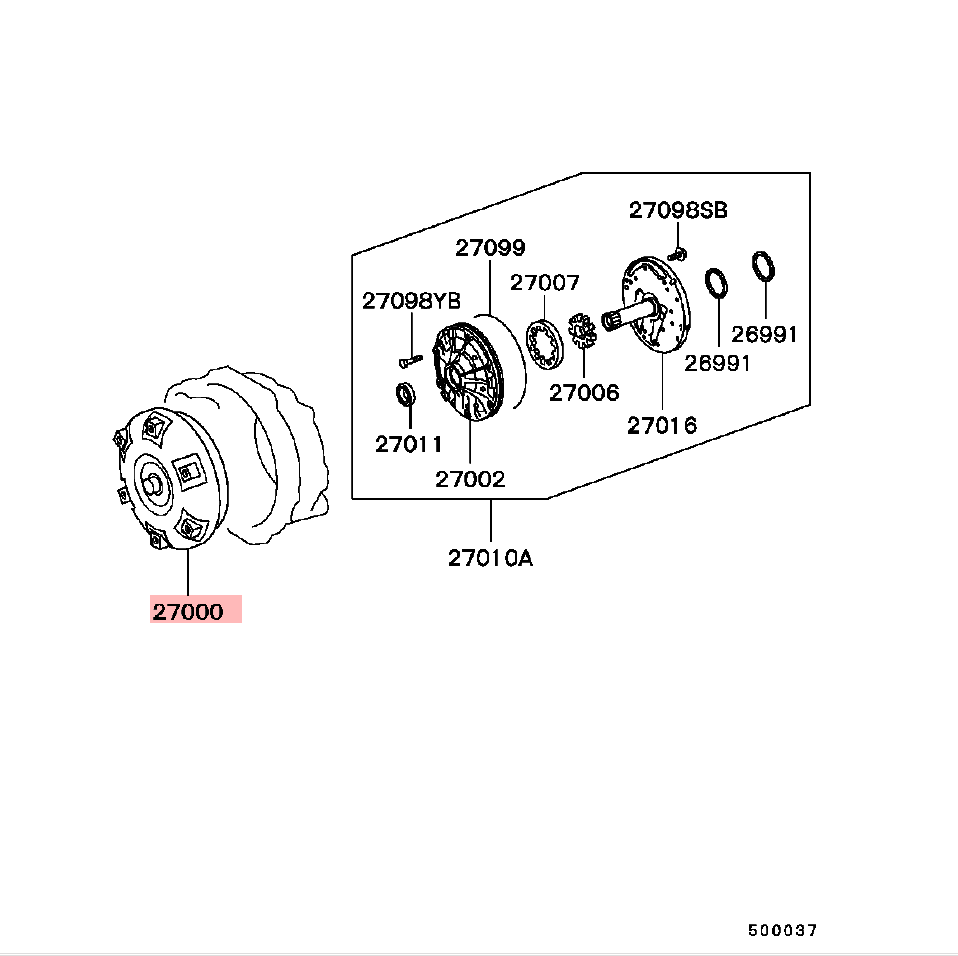 n Torque Converter for Mitsubishi PAJERO V26WG MK2 2.8T | eBay