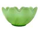 Vintage Fire-King Jadeite LOTUS BLOSSOM Bowl Leaf Pattern Anchor Hocking 1950s