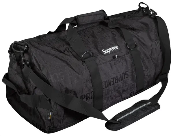 Supreme Black Duffle Bags for Men for sale | eBay