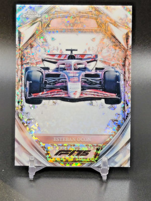 2025 Topps Chrome F1 Diamond 75th Mini Diamond Esteban Ocon #33 D75-33