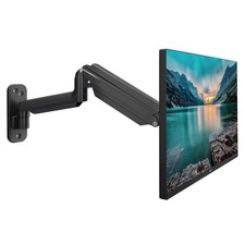 Single Monitor Wall Mount for 17 to 32 Inch Screens, Gas Spring Monitor Arm W...
