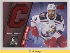 2021-22 Upper Deck AHL Captains Red Brian Lashoff #L-9 READ 7ai