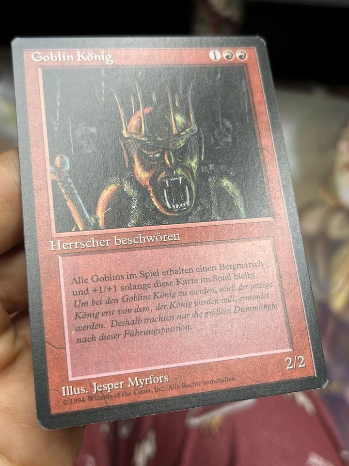 4x German FBB • Goblin King • Pack Fresh • Mtg (1843) - Image 4 of 4