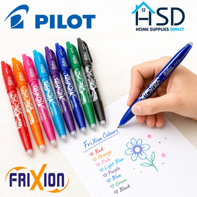 Pilot friXion Stift radierbar mittel 0,7 mm Tintenroller hitzeabwischbar Reibung