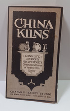 1900's Chiny Piece Keramic Broszura informacyjna Los Angeles Ca Sugerowana cena detaliczna 723