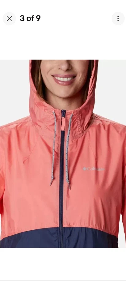 Columbia Womens Flash Forward Windbreaker Jacket Lightweight Size Small Outdoor - Image 2 of 4