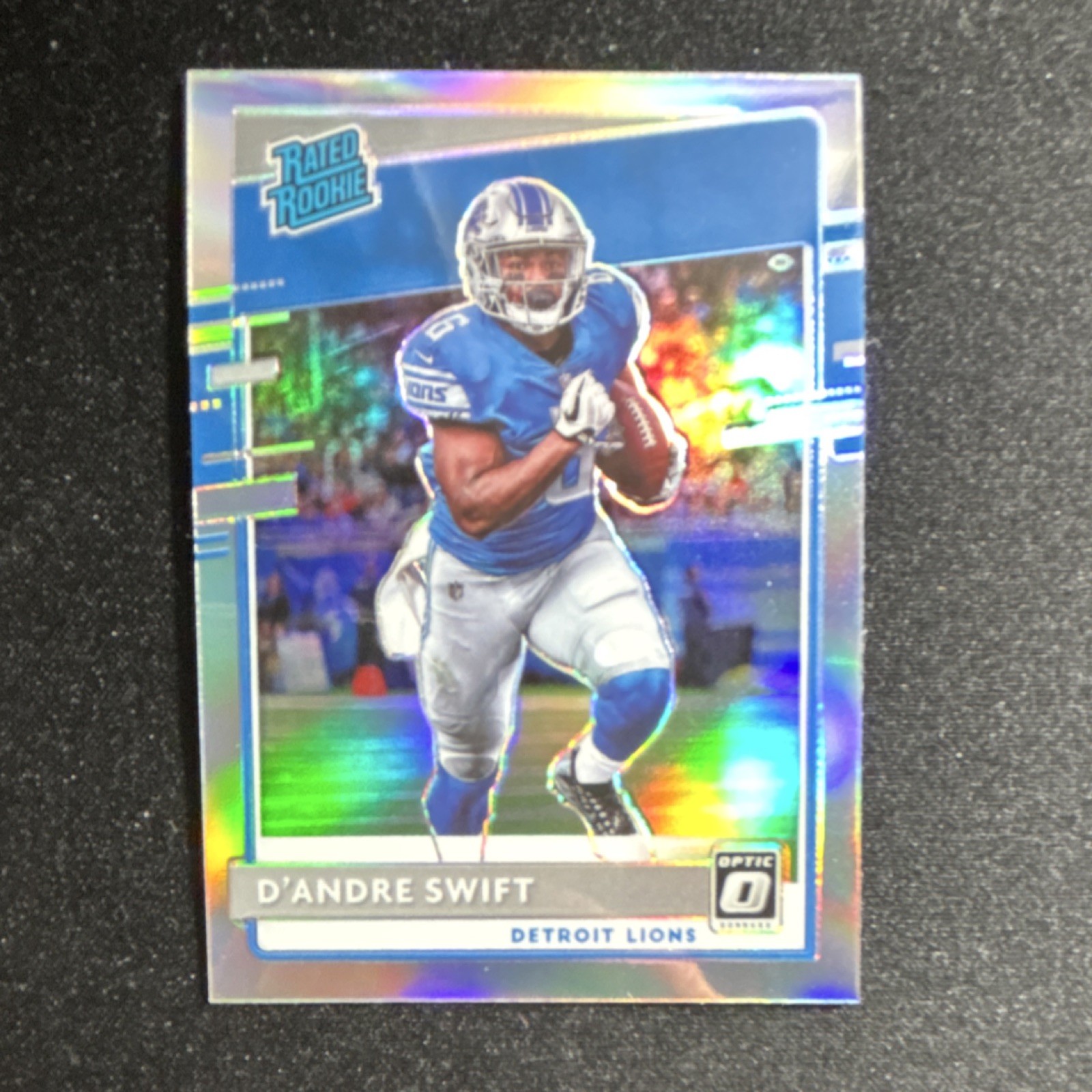 2020 Panini Donruss Optic Rated Rookie D'Andre Swift #159 Holo Prizm