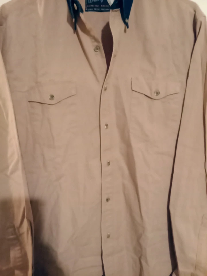 Vintage Wrangler X-Long Tails Button Down Shirt 16-1/2-35L - Image 3 of 4