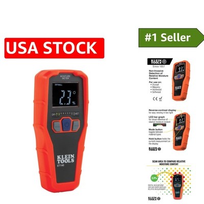 Compact Pinless Moisture Meter for Professionals - LCD Display & Quick Readings