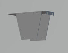 HDD Bracket for Node 304 Fractal, Heat Resistant Hard Drive Sled, Black/White