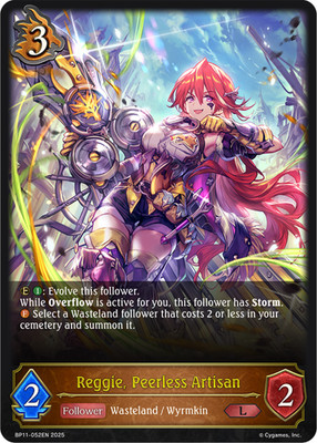 Shadowverse Evolve Reggie Peerless Artisan (Base) (L)