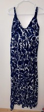 Old Navy Plus Americana Knot Blue & Black Print Dress #649788 NEW! 1X