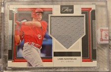 2022 Panini Three and Two Lars Nootbaar gray Color Patch card #45/60