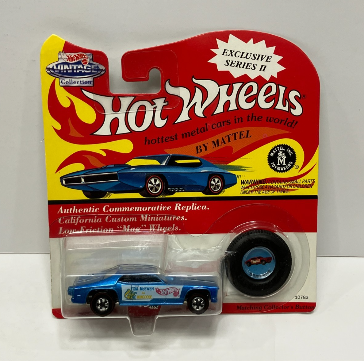 1993 Hot Wheels Vintage Collection Mongoose vs Snake Tom McEwen