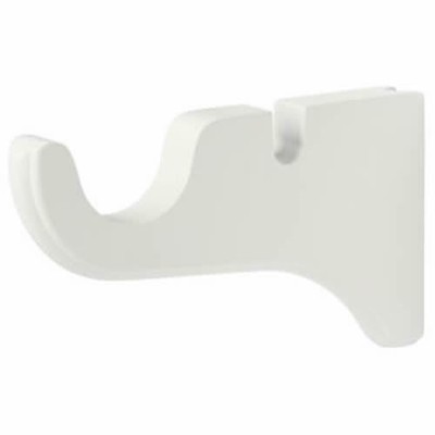 White Kirsch Wood Trends Classic Double Bracket for 1-3/8'' pole (MPN# 5615025)