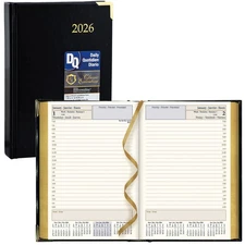 2026 Brownline CBE504 Executive Daily Planner, Hardcover, 7-1/8 x 4-7/8"