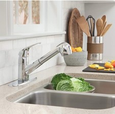 Kitchen Faucet 1.5 GPM, Single Handle, 1 Hole Pull Out - Chrome