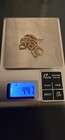 10K 417 Yellow Gold Twist Rope Necklace 17.5in 4.4 Grams NICE!!!!!! — photo 2