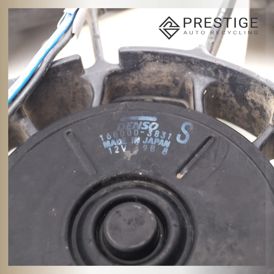 2001 2002 ACURA MDX Radiator Cooling Fan Motor w/ Shroud 19015-PGK-A01 OEM Foto 4 de 4