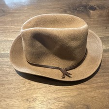 Brown, Yellow Brand 108 Fedora
