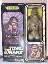 VINTAGE STAR WARS 1978 12  inch Chewbacca  Complete Kenner unfolded flop
