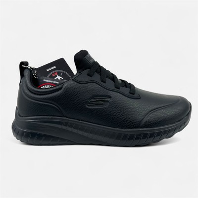 Skechers Squad Chaos SR Rodey Black Womens Electrical Hazard Slip Resistant