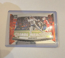 Panini 2025 Donruss Optic Chain Reaction Drake Maye #9 Patriots NFL