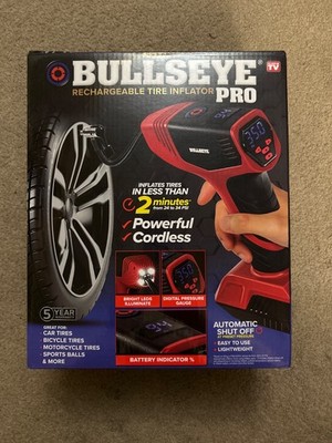 Emson Bullseye 150 PSI Tire Inflator Air Compressor - Red (9475)