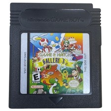Game & Watch Gallery 3 Nintendo Game Boy Color GBC DMG-AGQE-USA Black Cartridge