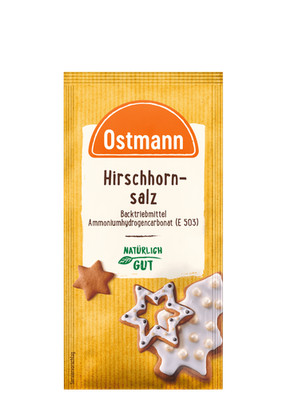 Ostmann Hirschhornsalz Backzutaten 0.015kg 4002674122671