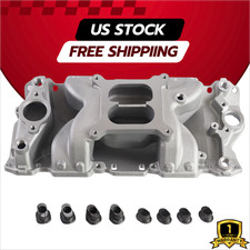 Sbc Dual Plane Air-gap Intake Manifold For Small Block Chevy 305 350 400 V8 Sbc Dual Plane Air-gap Intake Manifold For Small Block Chevy 305 350 400 V8