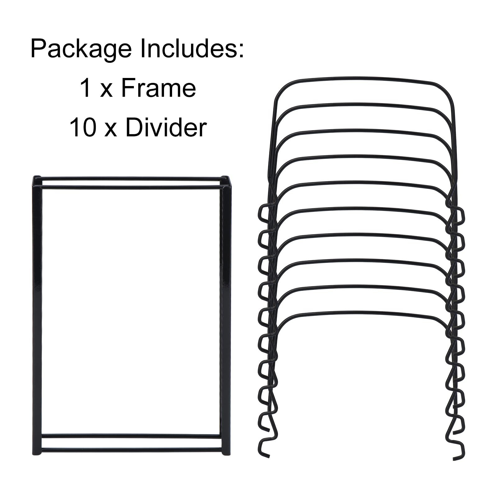 Toplife 10+ Bakeware Organizer Rack for Kitchen Bakeware, Cookware, Dinnerwar...