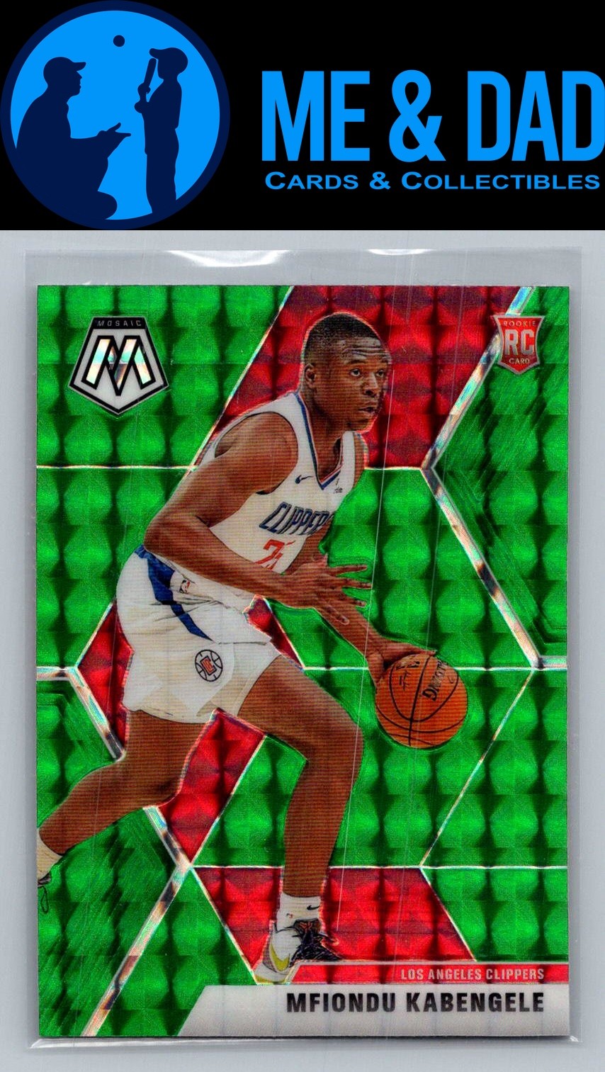 2019-20 Panini Mosaic Green #218 Mfiondu Kabengele