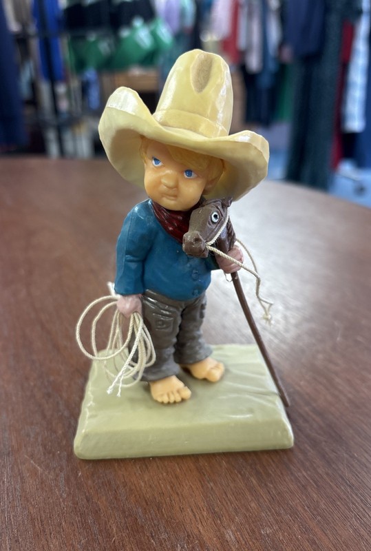 1979 Wilton, Cowboy With Hobby Horse Cake Topper