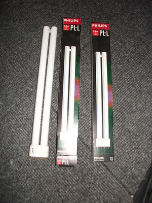2 x PHILIPS PL-L 24W 82 4pins Lampe Sockel 2G11 1800 Lumen Leuchtmittel