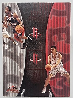 Yao Ming - Steve Francis 2003-04 Fleer Focus Tag Team /350 #6 of 15TT Rockets