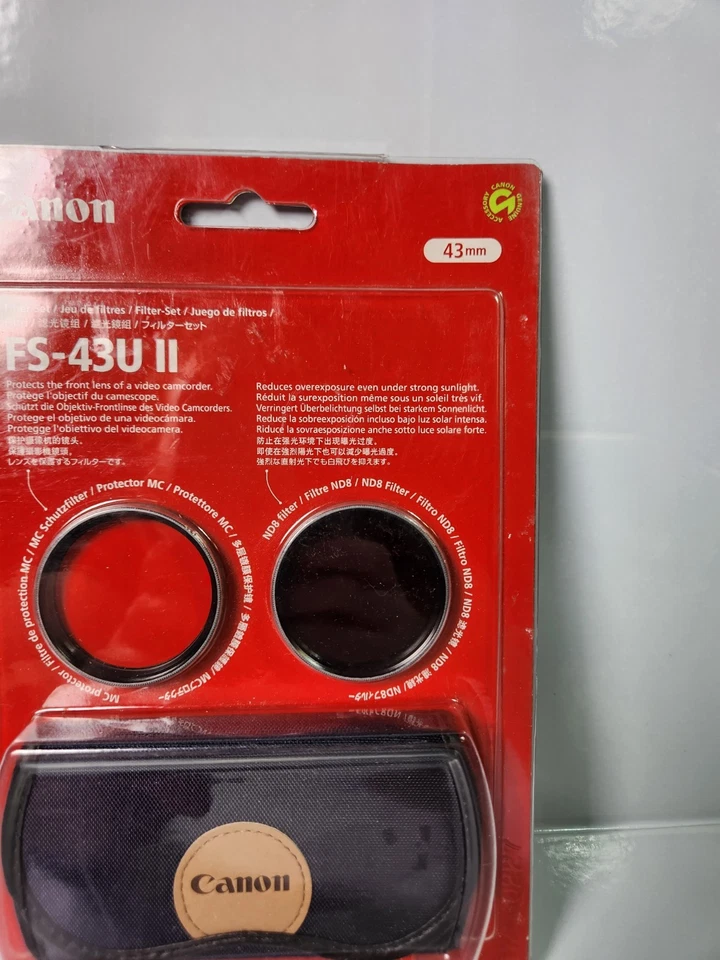 Brand New Canon FS-43U II 43mm Filter Set Kit - Image 3 of 4
