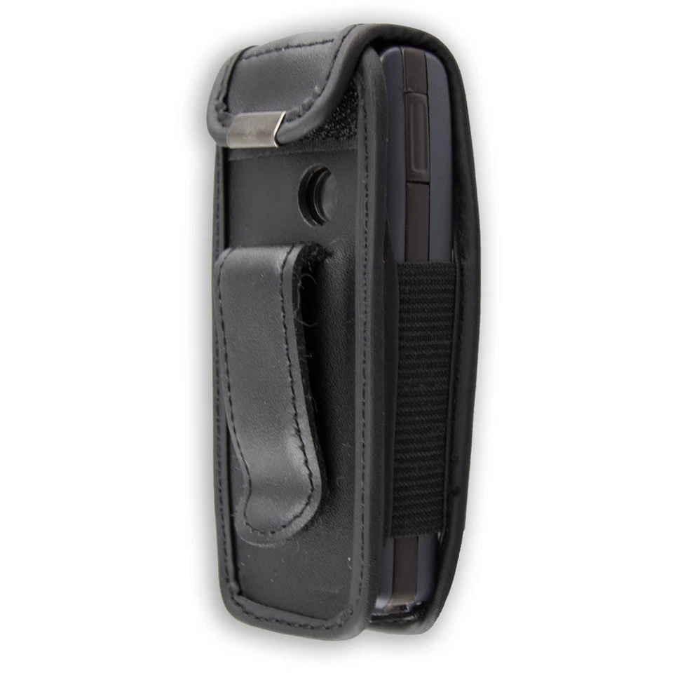 caseroxx Borsa in pelle con clip da cintura per Nokia 6230, 6230i in nero fatto  - Immagine 3 di 4