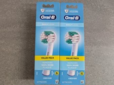 Lot Of 2 Oral B Daily Clean Genuine Replacement Brush Heads Sealed - 12 Total 
