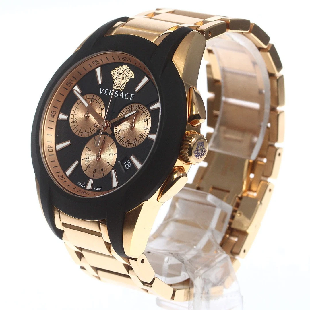 Versace VEM800318 Orologio Uomo Cronografo Quarzo Personaggio con Scatola e Garanzia