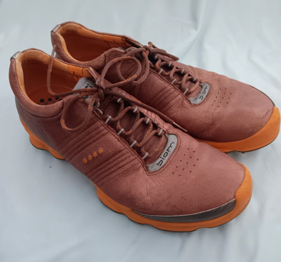 ECCO Biom Natural Motion Men's Yak Leather Golf Shoes Size 10 US / 44 EU