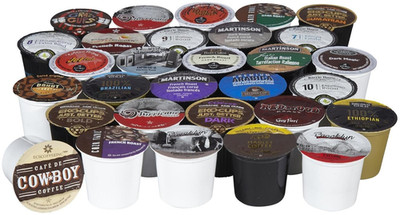 Coffee Pod Variety Pack, Dark Roast and Bold Flavors, Single Serve Cups for Keur