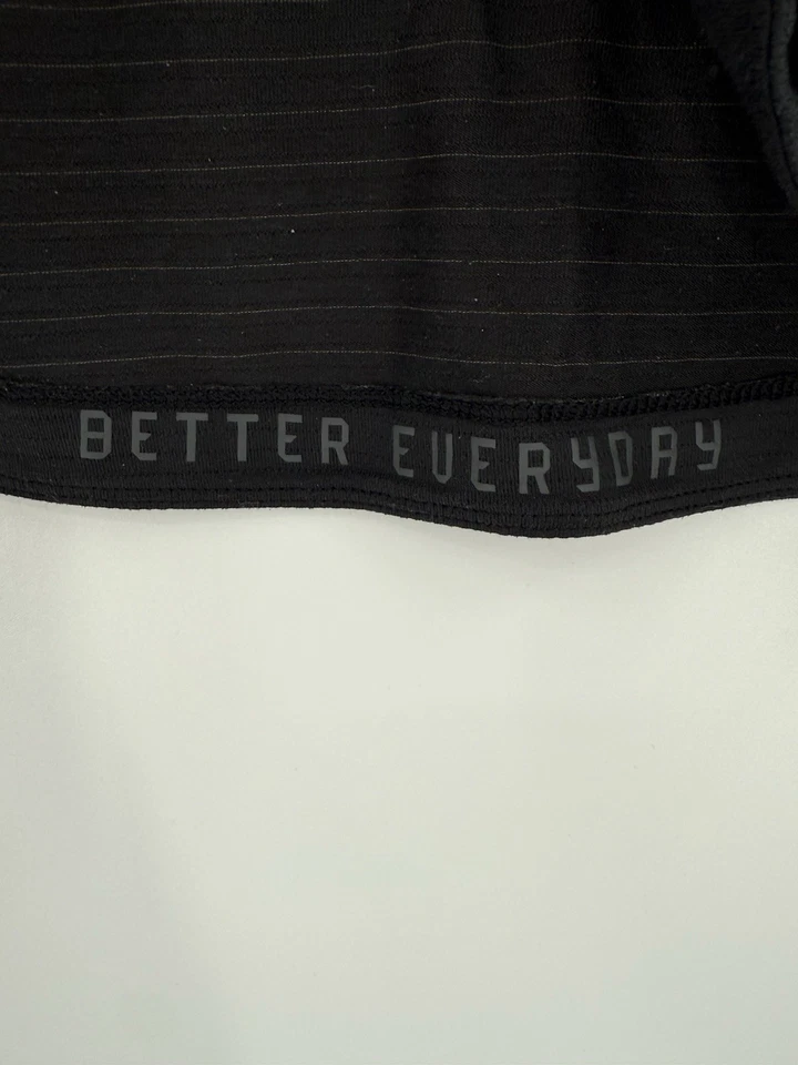 Camisa Lululemon Para Hombre Mediana Negra Drysense Entrenamiento Manga Corta Atletismo Foto 3 de 4