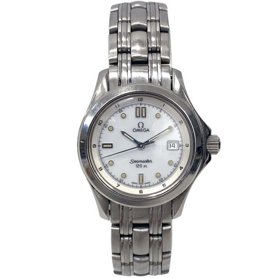 OMEGA Seamaster 120M 2581.20 White Case Size 29mm Ladies Used